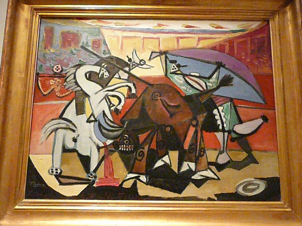 picasso bullfight painting