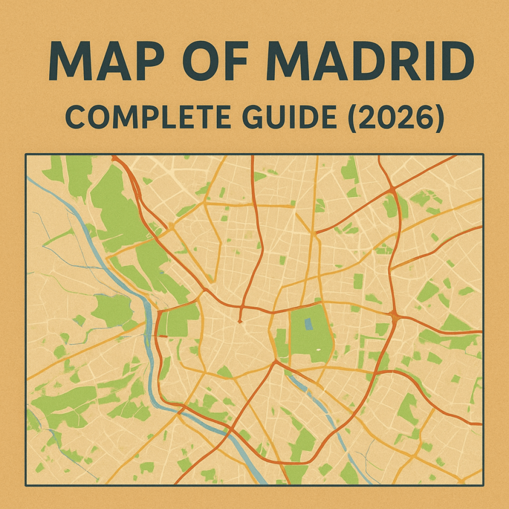 Map of madrid