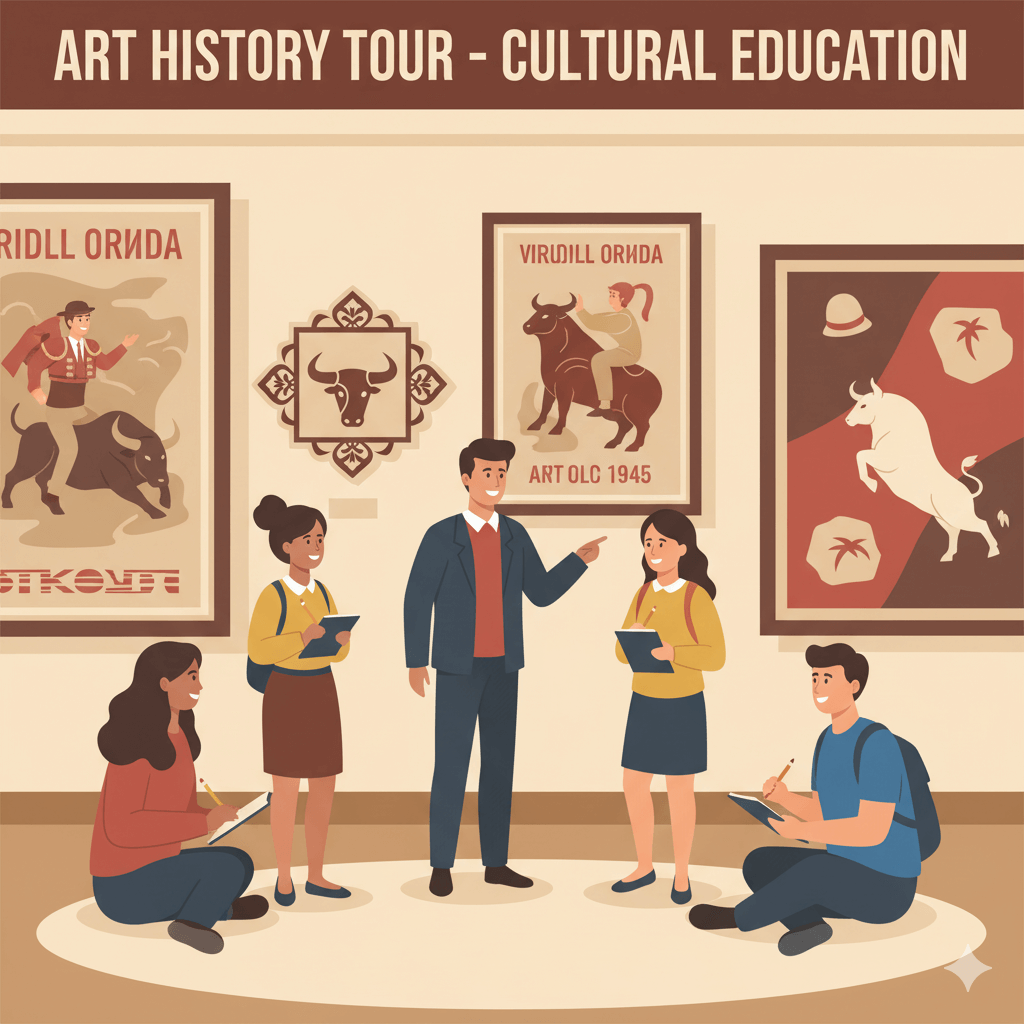 Bullfighting Art History Tour: Cultural Education Package
