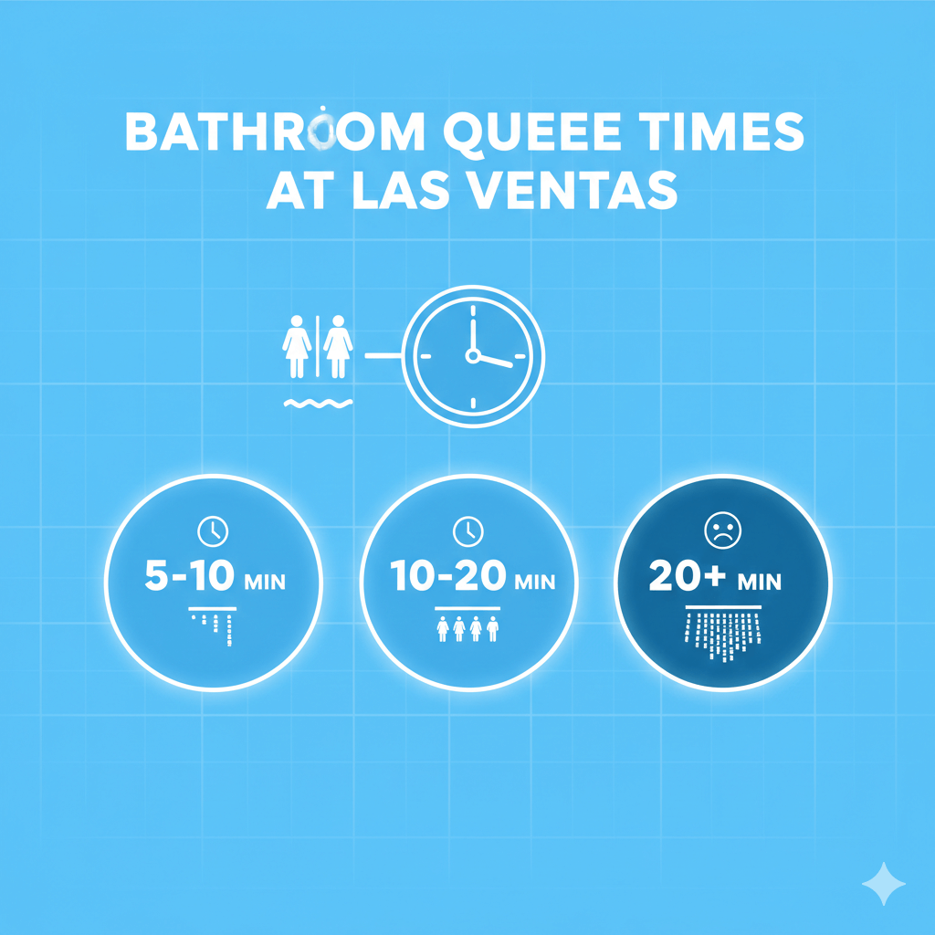 Bathroom Queue Times at Las Ventas