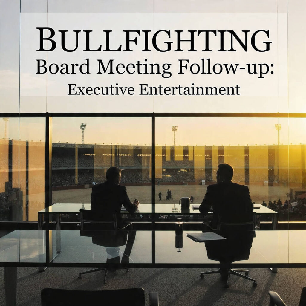 Bullfighting Board Meeting Follow-up