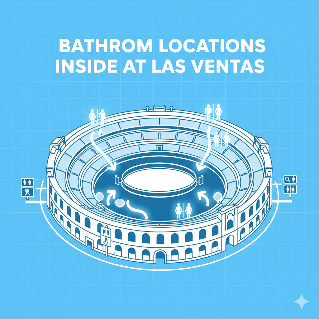 Bathroom Locations Inside at Las Ventas