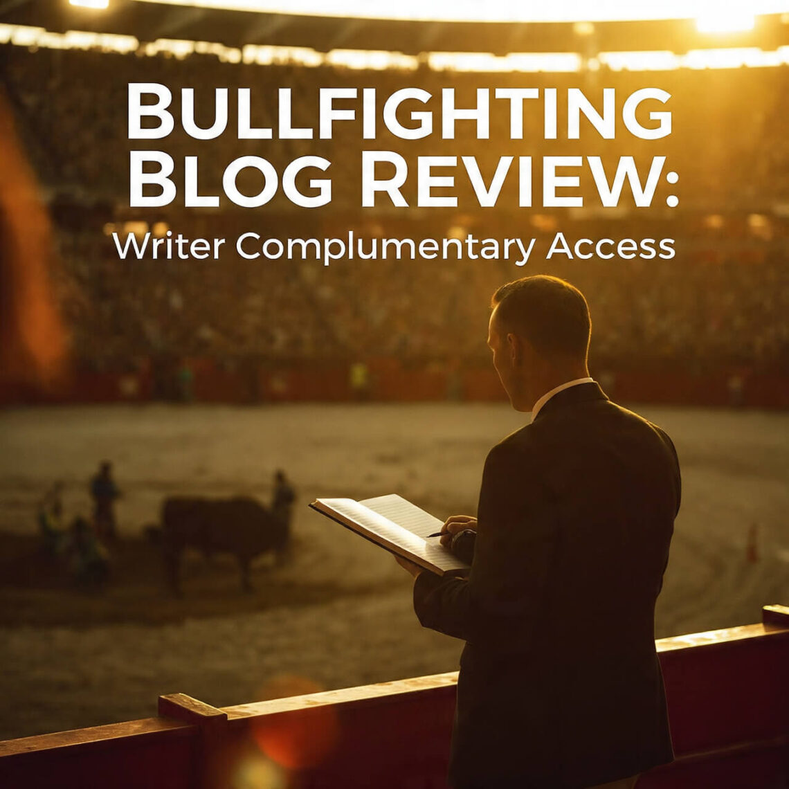 Bullfighting Blog Review: Writer Complimentary Access