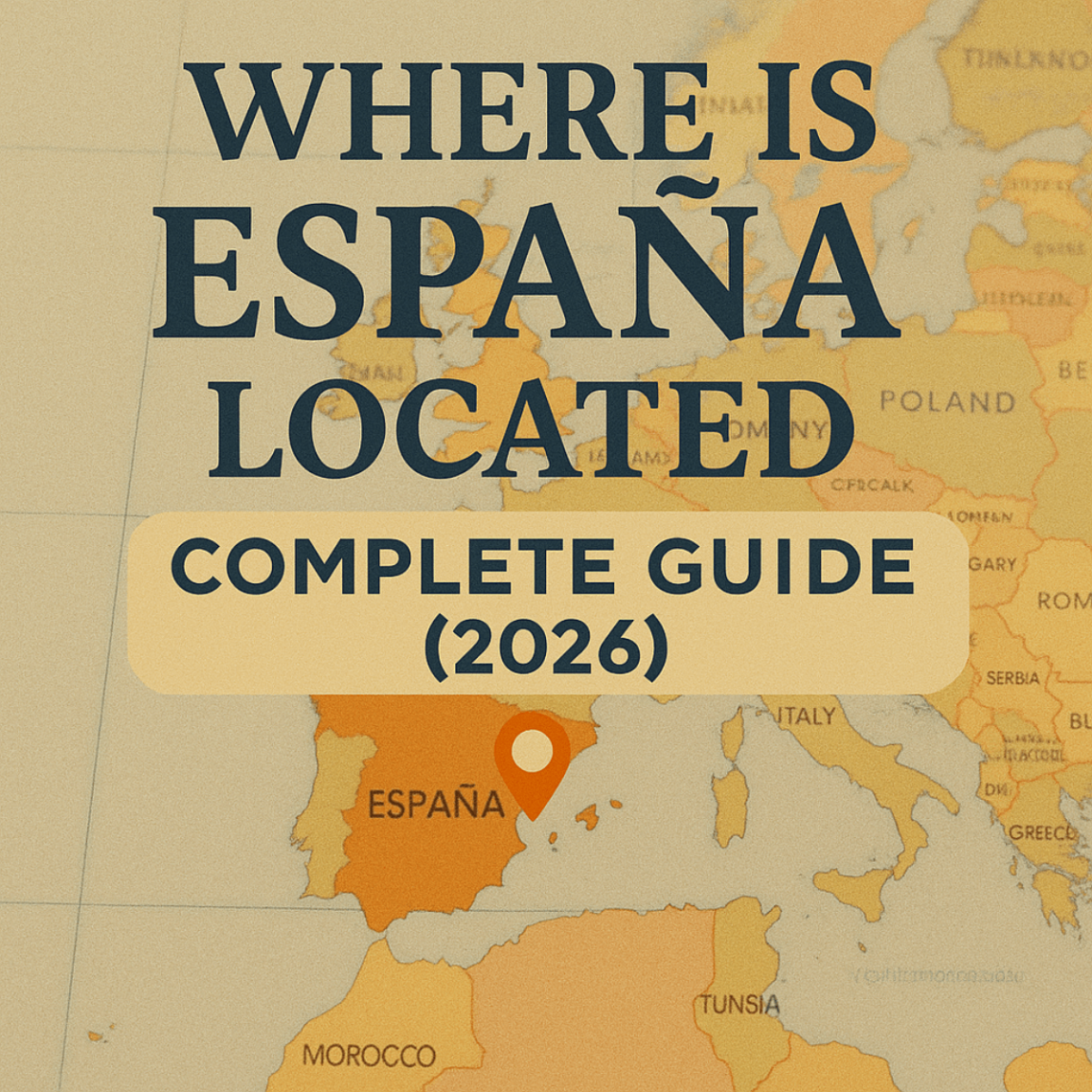🌍 Where Is España Located – Complete Guide (2026)