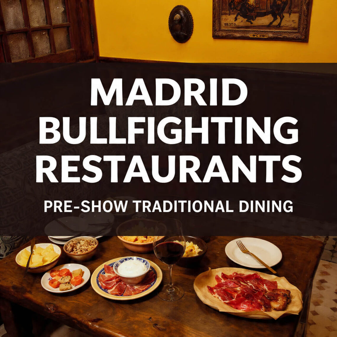 Madrid Bullfighting Restaurants: Pre-Show Traditional Dining