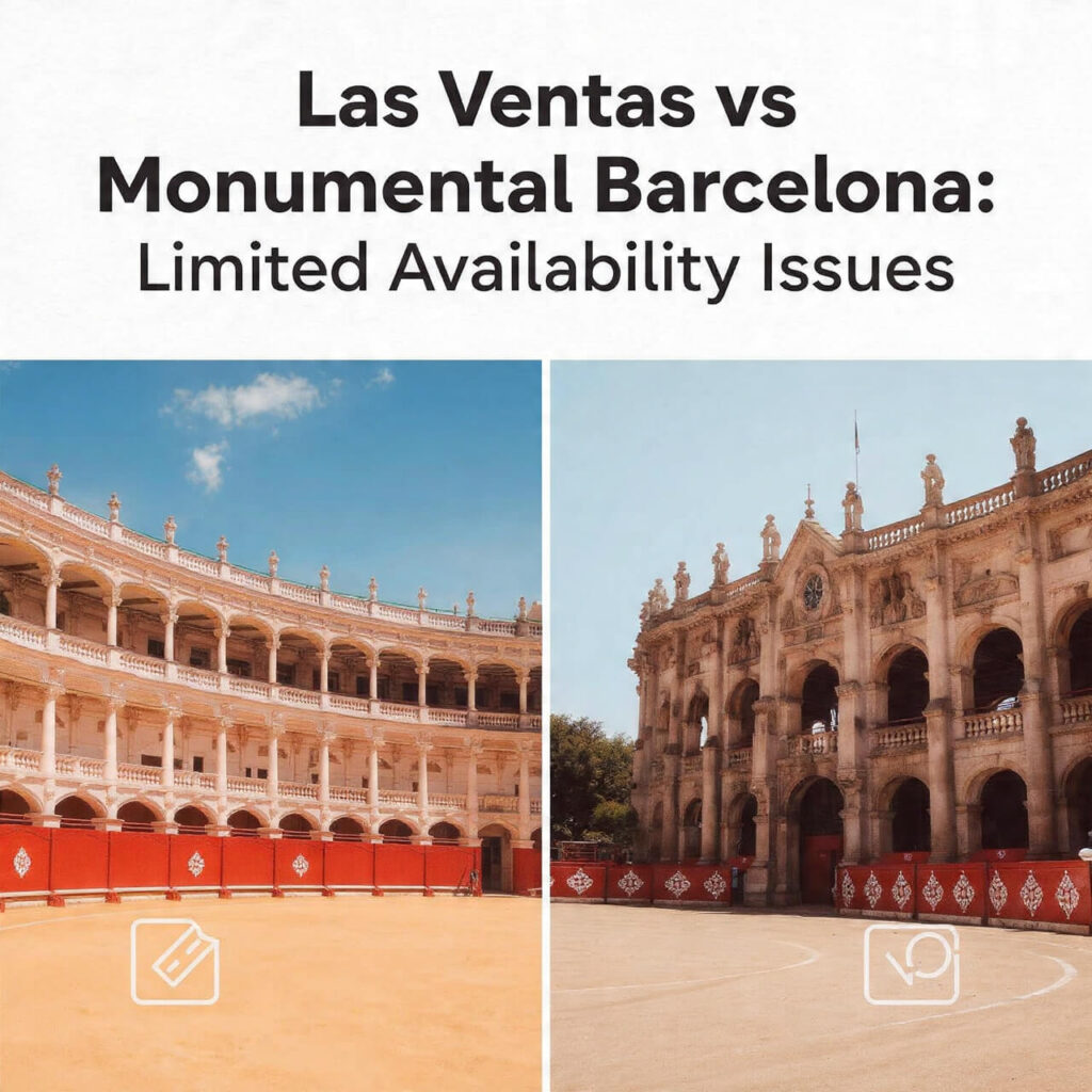 Las Ventas vs Monumental Barcelona: Limited Availability Issues