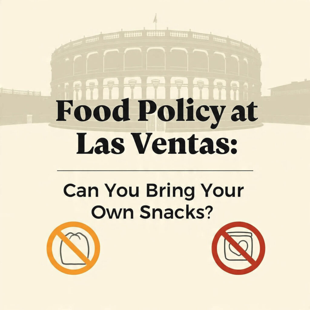 Food Policy Inside at Las Ventas: Can You Bring Your Own Snacks?