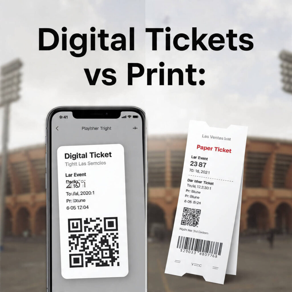 Las Ventas Digital Tickets vs Print: What's Better?