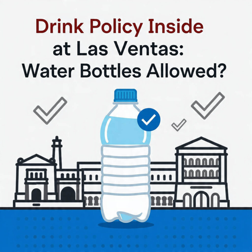 Drink Policy Inside at Las Ventas: Water Bottles Allowed?