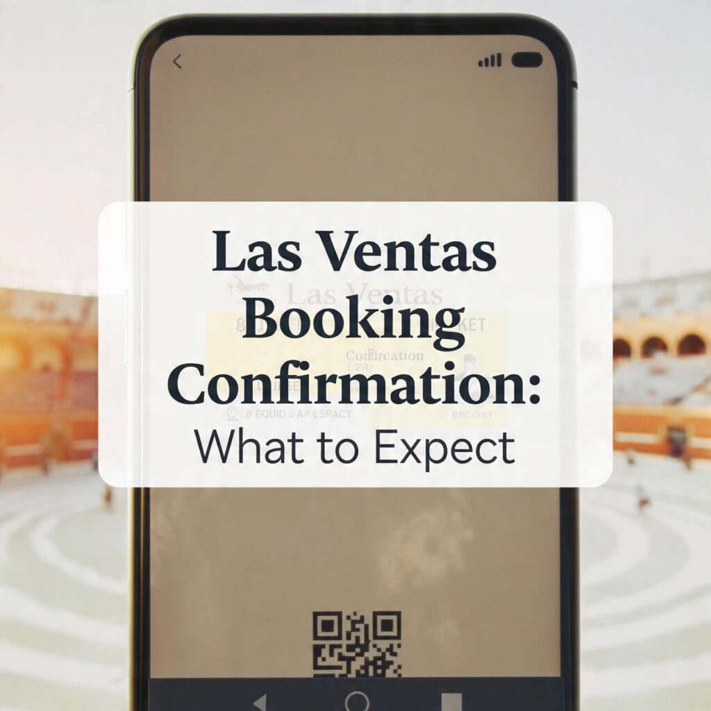 Las Ventas Booking Confirmation: What to Expect