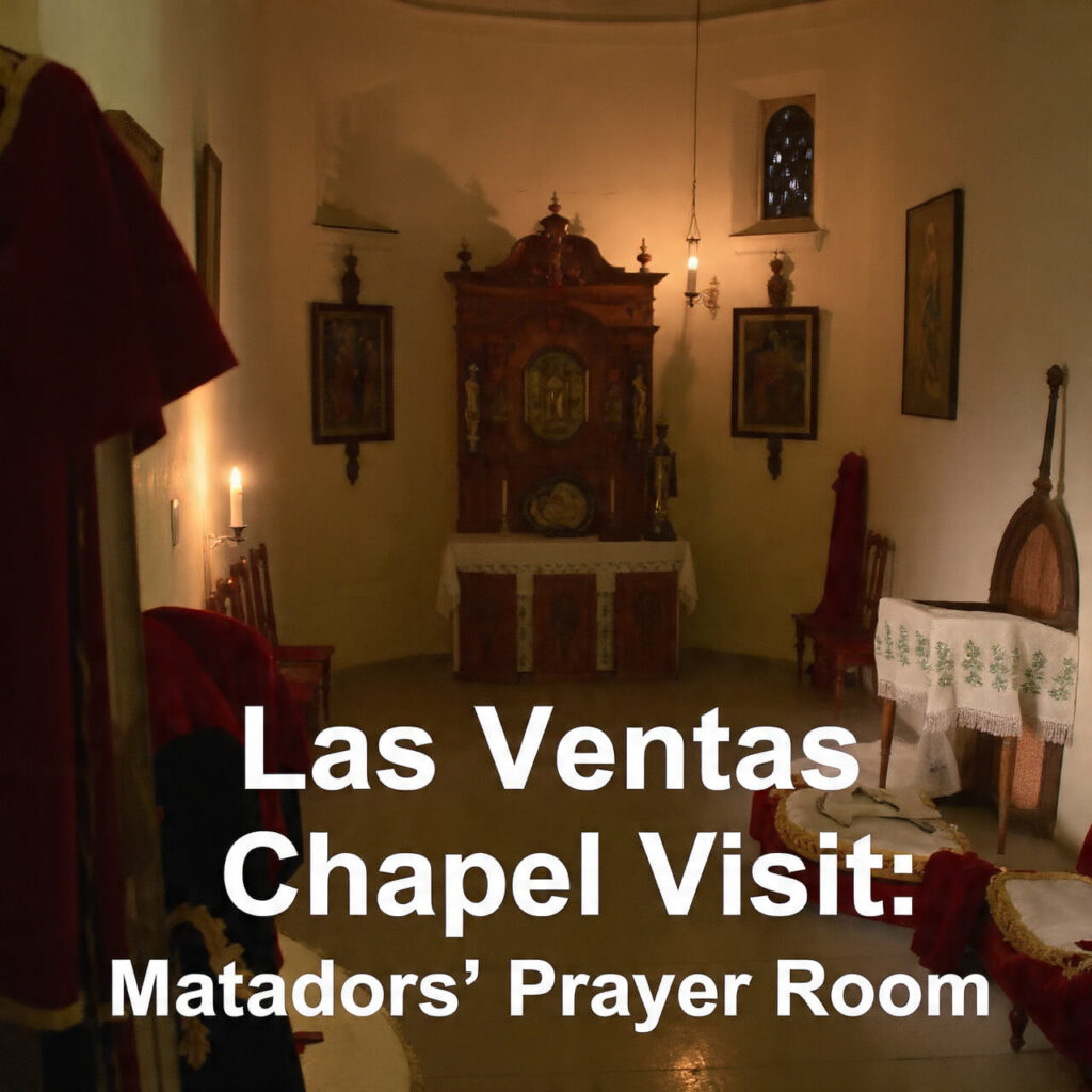 Las Ventas Chapel Visit: Matadors' Prayer Room