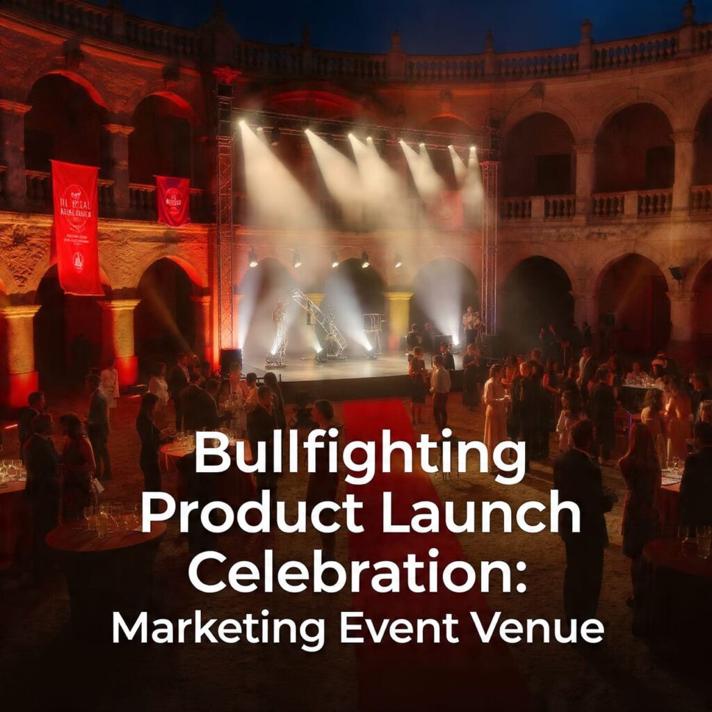 Bullfighting Product Launch Celebration: Marketing Event Venue