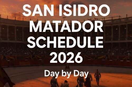 San Isidro Matador Schedule 2026: Day by Day