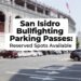 San Isidro Bullfighting Parking Passes: Reserved Spots Available