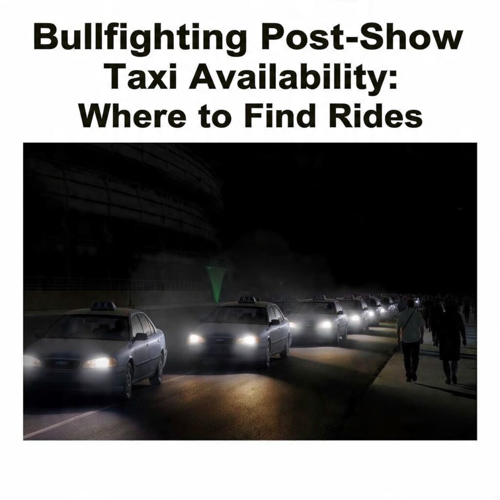 Bullfighting Post-Show Taxi Availability: Where to Find Rides