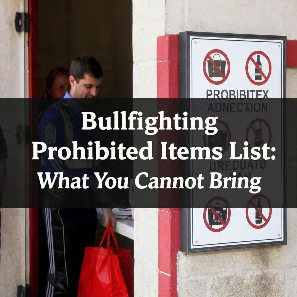 Bullfighting Prohibited Items List: What You Cannot Bring