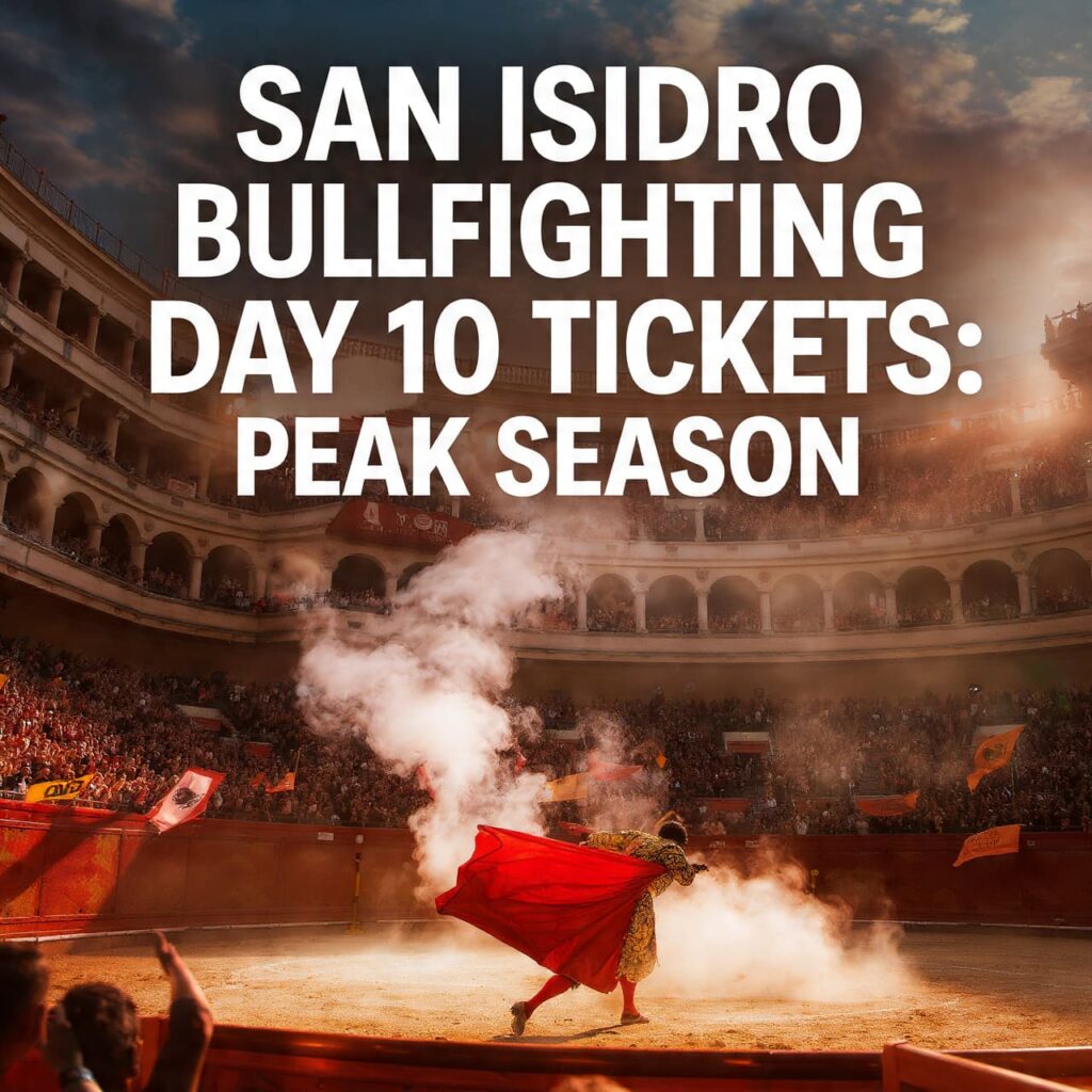 San Isidro Bullfighting Day 10 Tickets: Peak Season
