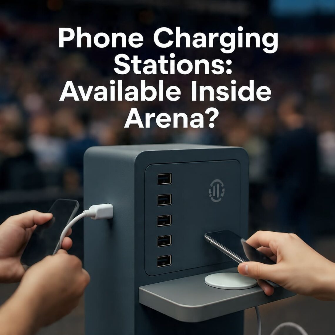 Phone Charging Stations: Available Inside Arena?