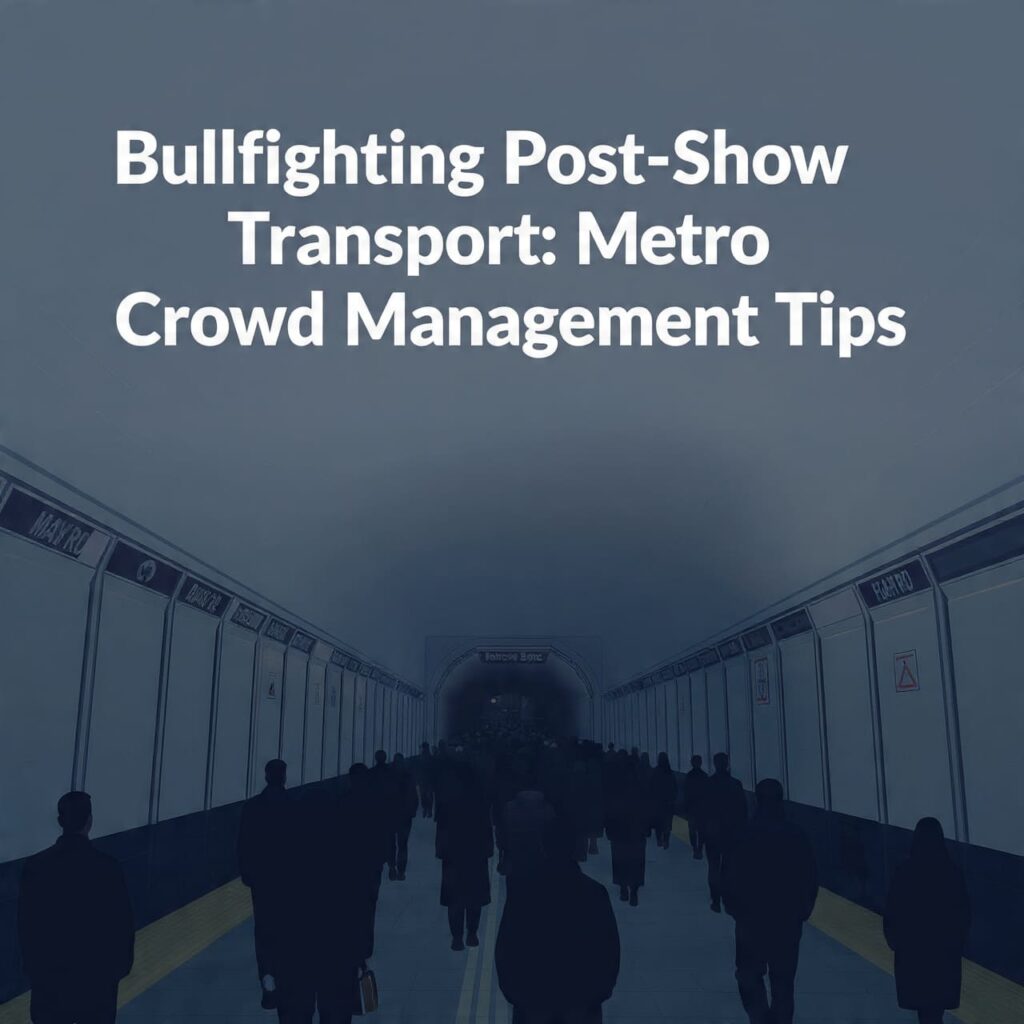 Bullfighting Post-Show Transport: Metro Crowd Management Tips
