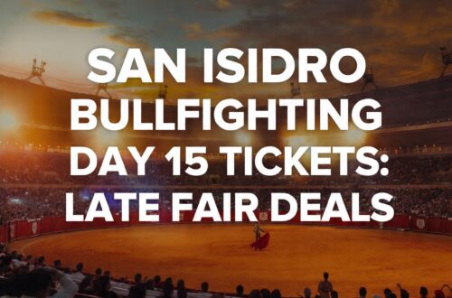 San Isidro Bullfighting Day 15 Tickets: Late Fair Deals